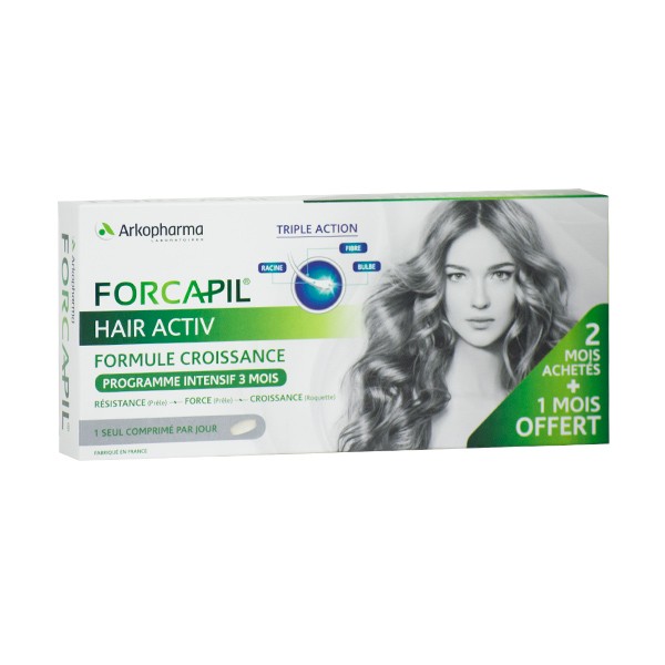 Arkopharma Forcapil Hair Activ Programa Intensivo 3 x 30 comprimidos