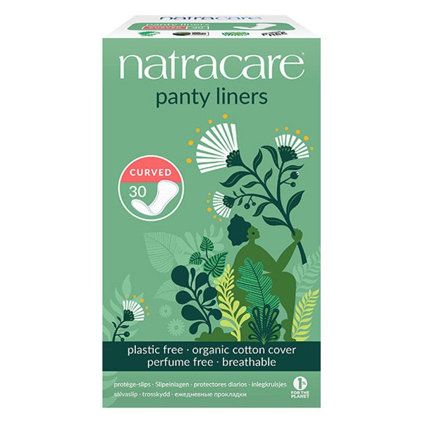 Natracare Protector diario Panty Liners Curved 30 unidades