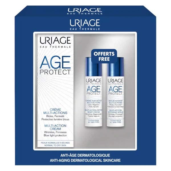 Uriage Age Protect Kit Crema 40ml+ Serum 10ml + Crema Detox 10ml