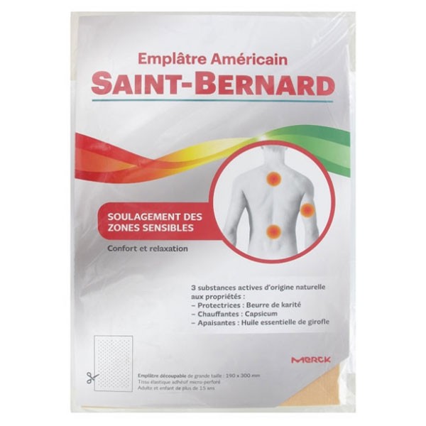 Emplatre Américain Saint-Bernard 190x300mm