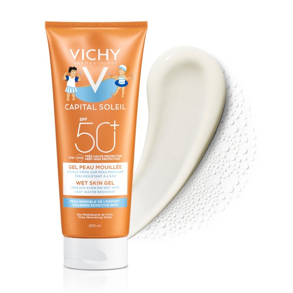 Vichy Capital Soleil Gel Infantil Pieles Mojadas SPF 50 200ml