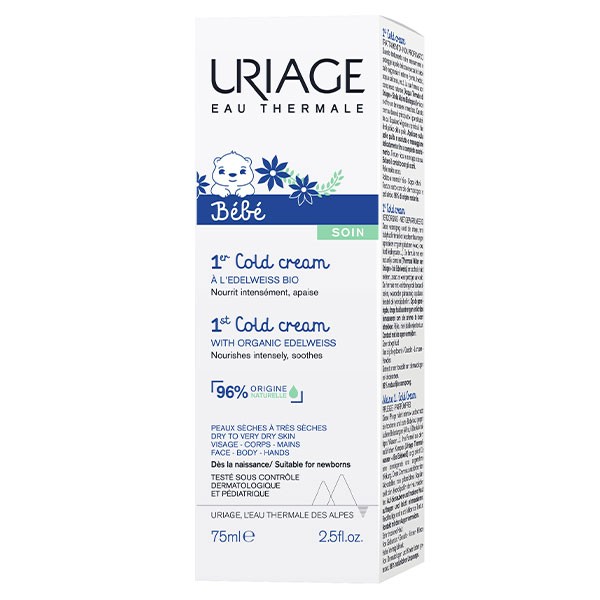 Uriage Cold cream, crema ultra nutritiva para recién nacidos 75ml