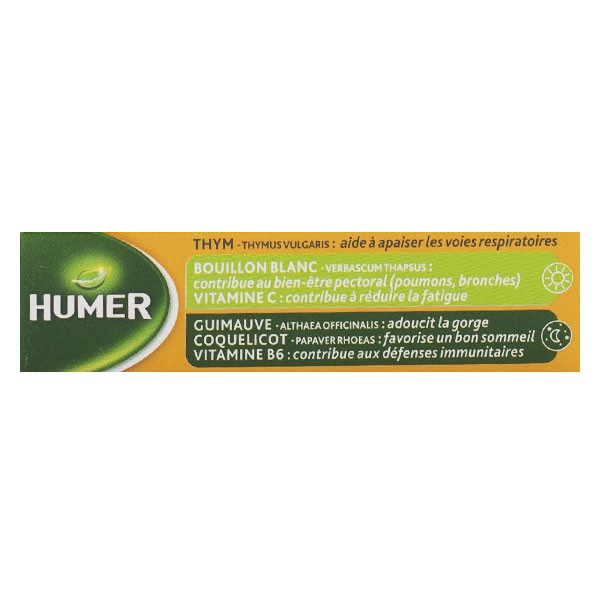 Humer Bronquios Día y Noche 15 comprimidos