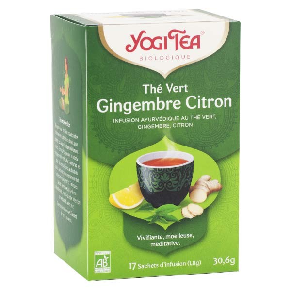 Te verde Matcha Limón Yogi Tea 17 bolsitas