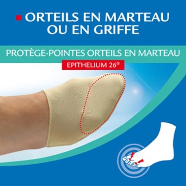 EPITACT protege los dedos del pie acentuados epitelio 26 talla L