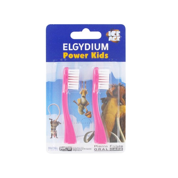 Elgydium Recambio Cepillo de Dientes Eléctrico Power Kids Ice Age 