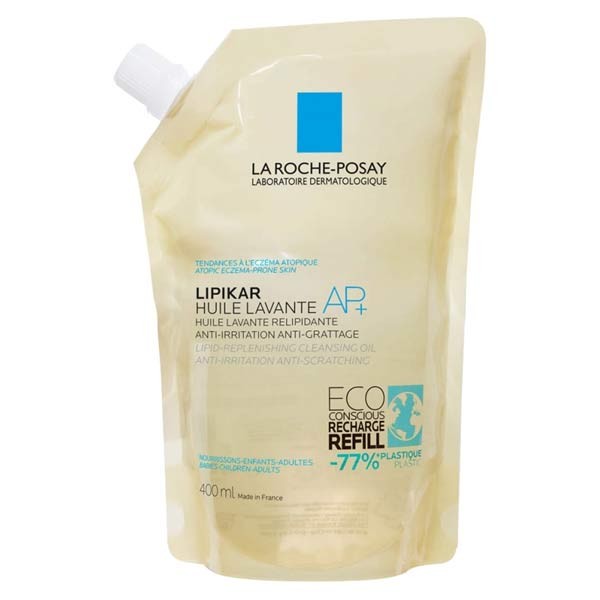 La Roche Posay Lipikar AP+ Aceite Limpiador Piel con Tendencia al Eczema Atópico Eco Relleno 400ml