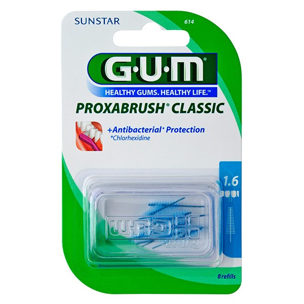 Gum Proxabrush recargas afilado finos 614 pinceles