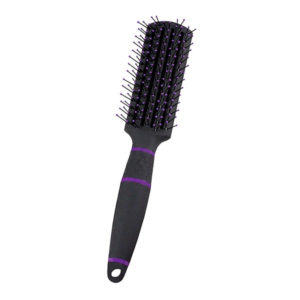 Estipharm neumático suave pequeño modelo cepillo de pelo violeta