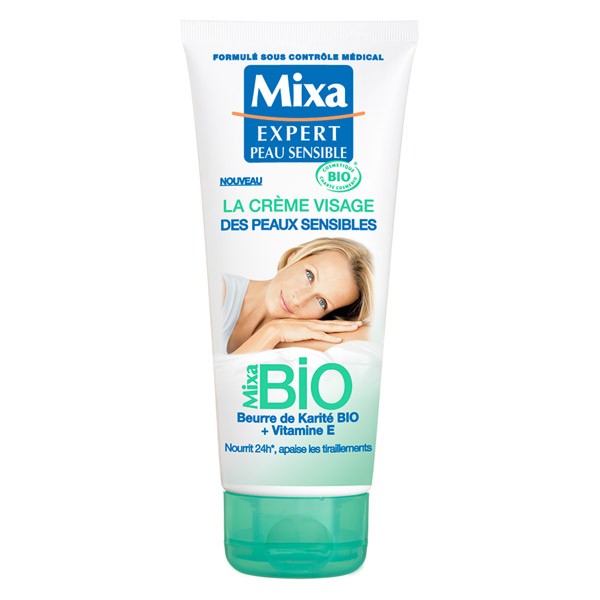 Mixa La Creme Visage Des Peaux Sensibles Bio Crema De Rostro Pieles Sensibles 100ml Sanareva