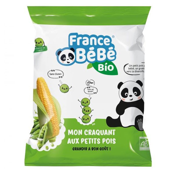 France Bebe Bio Gusanitos De Maiz Inflado Y Guisantes g Barato