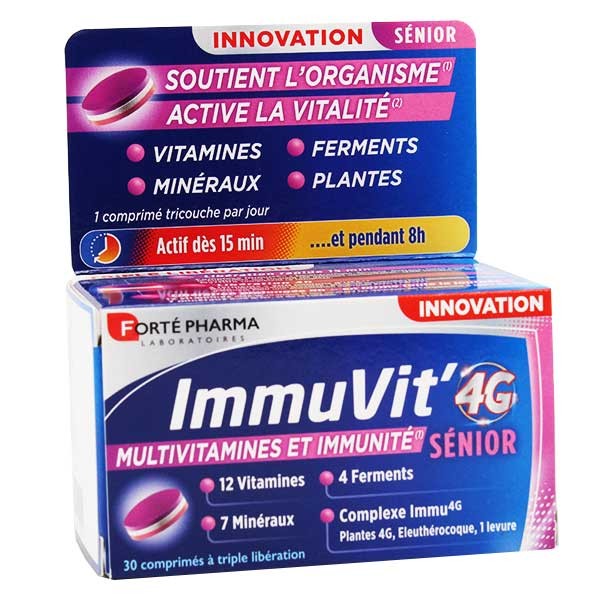 Forté Pharma Multivit 4G Defensas 30 comprimidos