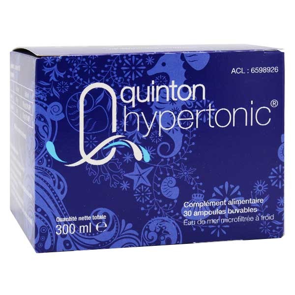 Quinton Hypertonic, 30 ampollas - Quinton en Agua de Mar
