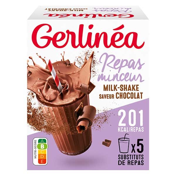 Gerlinéa Repas Minceur Milk-Shake Chocolate 150g | Sanareva