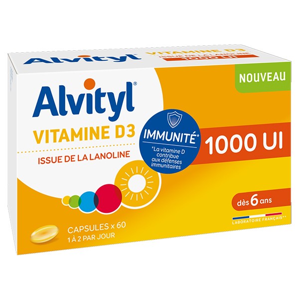 Alvityl Vitamina D3 60 Capsulas Blandas Sanareva