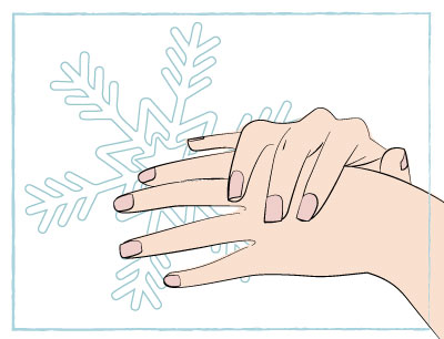Proteger las manos y los pies en invierno